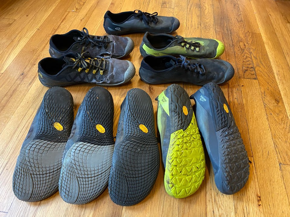 Vapor Glove Merrell Barefoot Initial Review - BirthdayShoes